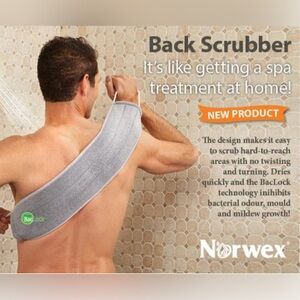 SALE!! Back scrubber exfoliating antibacterial NEW.